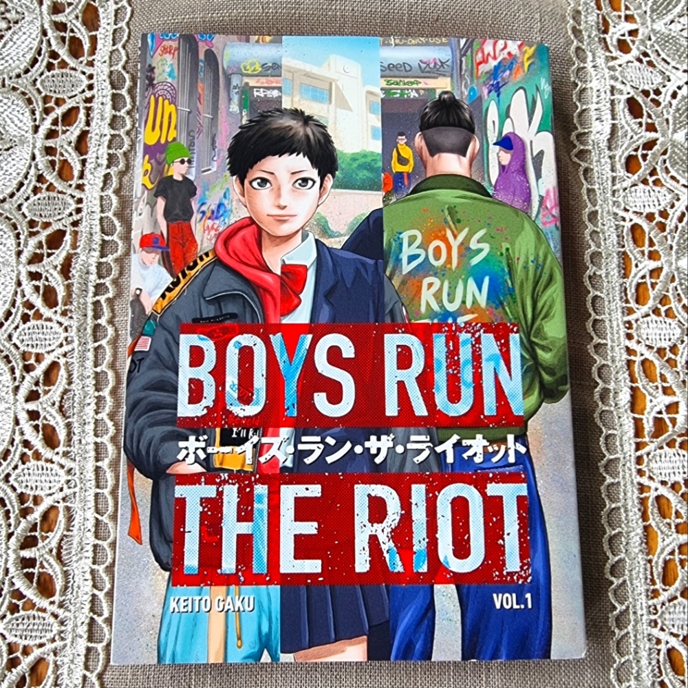 🌟3/$30 Sale!🌟 Boys Run the Riot Vol. 1 Manga Softcover Book